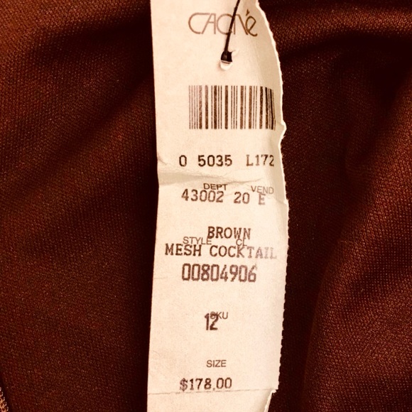 🎁NWT Cache Cocktail Halter Dress Medium🎁 - Picture 6 of 7